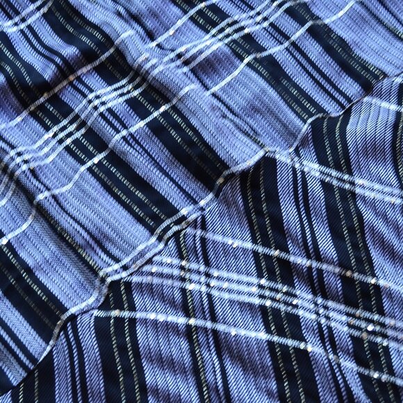 Lane Bryant Plaid Metallic Button Tunic Black 18/20 - Picture 12 of 12